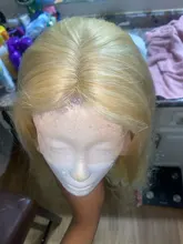 613 peluca Frontal de encaje 30 32 pulgadas 13x4x1 parte de encaje Peluca de la onda del cuerpo brasileño rubia peluca con malla Frontal de cabello humano para las mujeres 180 de densidad