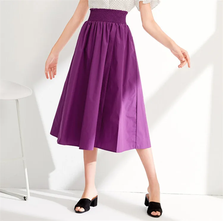 Фиолетовые, желтые, розовые, черные, большие размеры 5XL, 6XL, 7XL, весенне-осенние длинные юбки-макси, элегантная юбка офисная, брендовая, праздничная юбка, vestidos