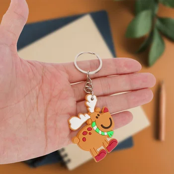 

50pcs Christmas Key Chain Beautiful Ornament Doll Pendant for Party Gift