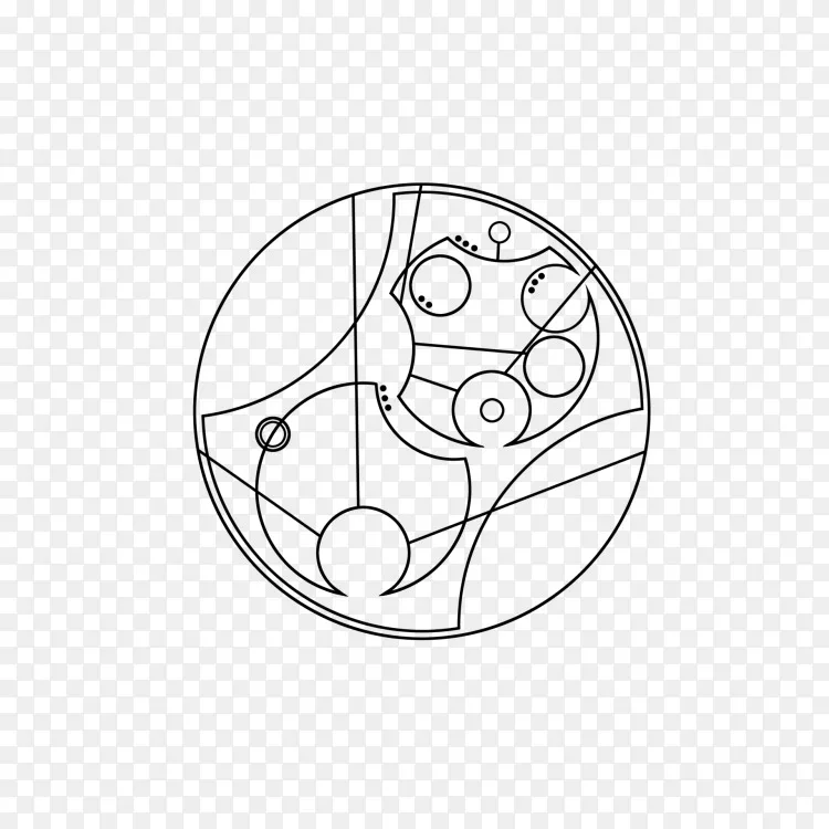 线艺术圆点角圆