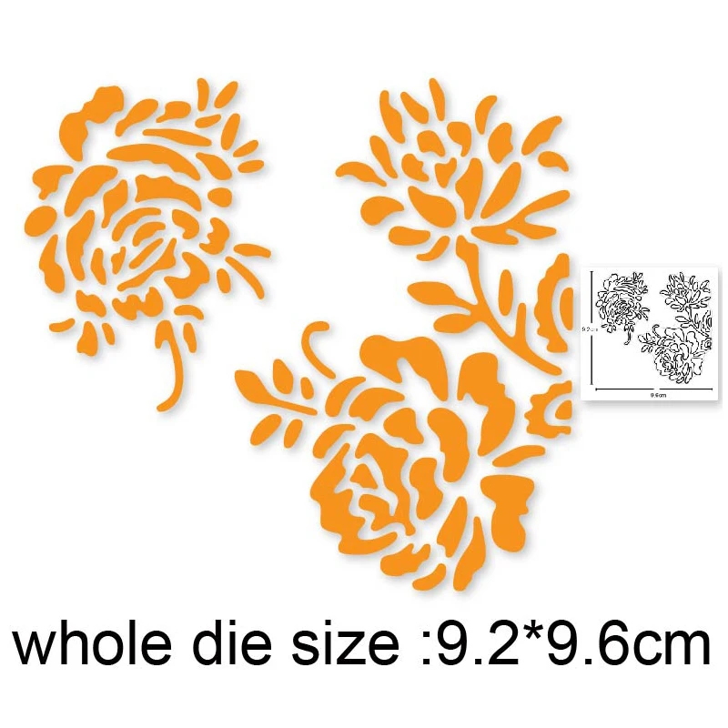 

Craft dies Flower Leaf Frame Metal Cutting Dies Stencil for Scrapbooking dies Diy Paper Card Making Embossing Dies New Dies 2020