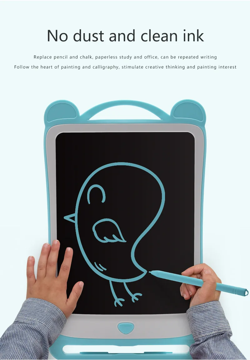 8.5inch Colorful Screen LCD Writing Tablet Electronic Digital Drawing Handwriting Pad Paperless Message Board Kids Graffiti Gift