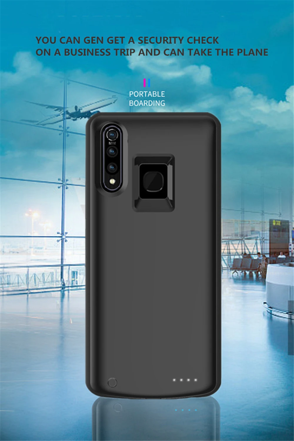 NTSPACE power Bank Чехлы для зарядки для VIVO Z5X портативные Чехлы для портативного зарядного устройства 6500 мАч Внешнее зарядное устройство для телефона