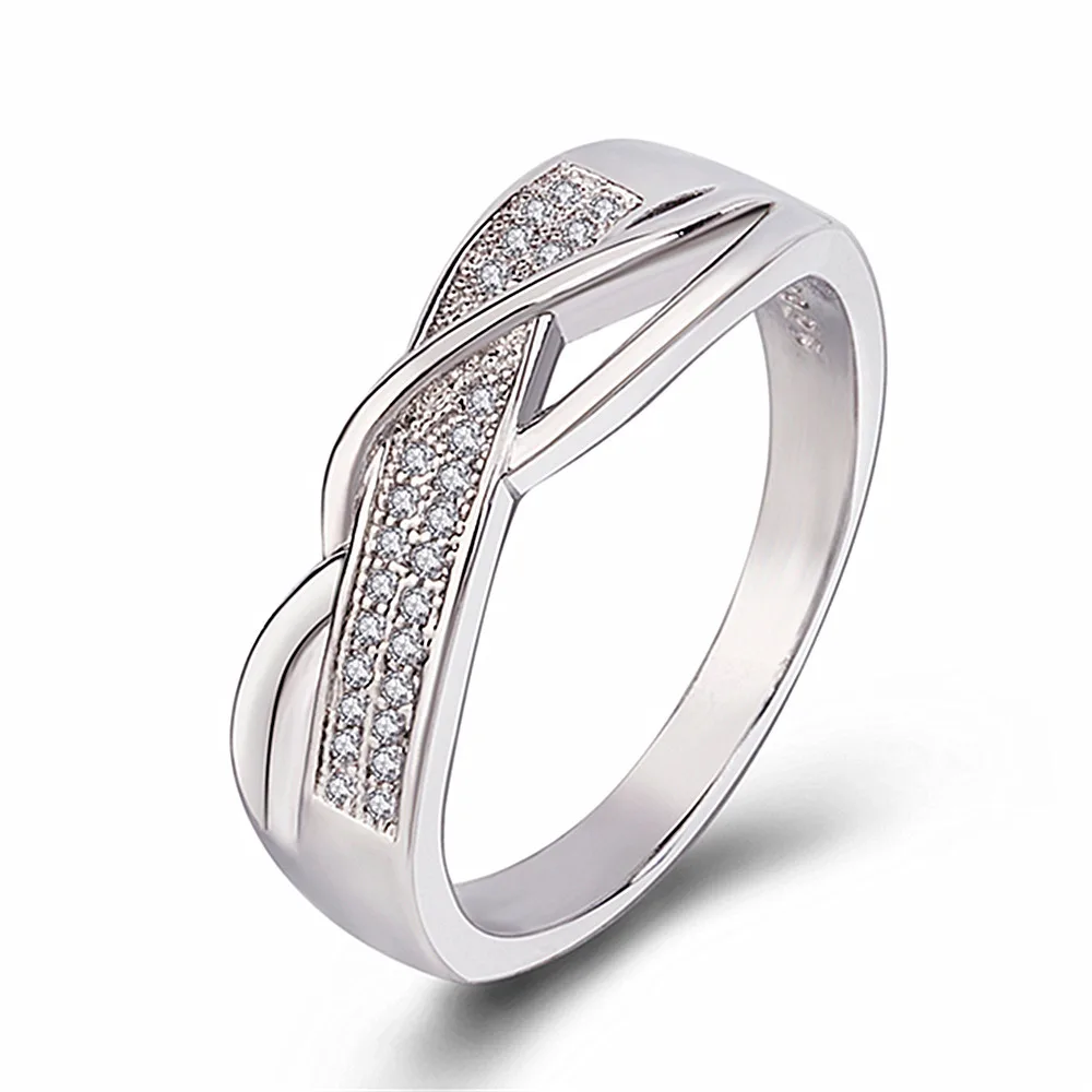 Kemstone Creatived Engagemnet кольцо медь золото посеребренное кольцо для женщин ювелирные изделия подарок