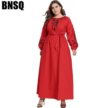 

BNSQ Plus Size Dubai abaya for women hijab Party dress arabic caftan moroccan kaftan djelaba femme muslim islamic clothing