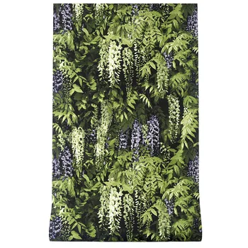 

New Background Wallpaper Decoration Small Restaurant Wallpaper Retro Ivy Green Leaf Decoration Furniture Desktop Wardrobe Door