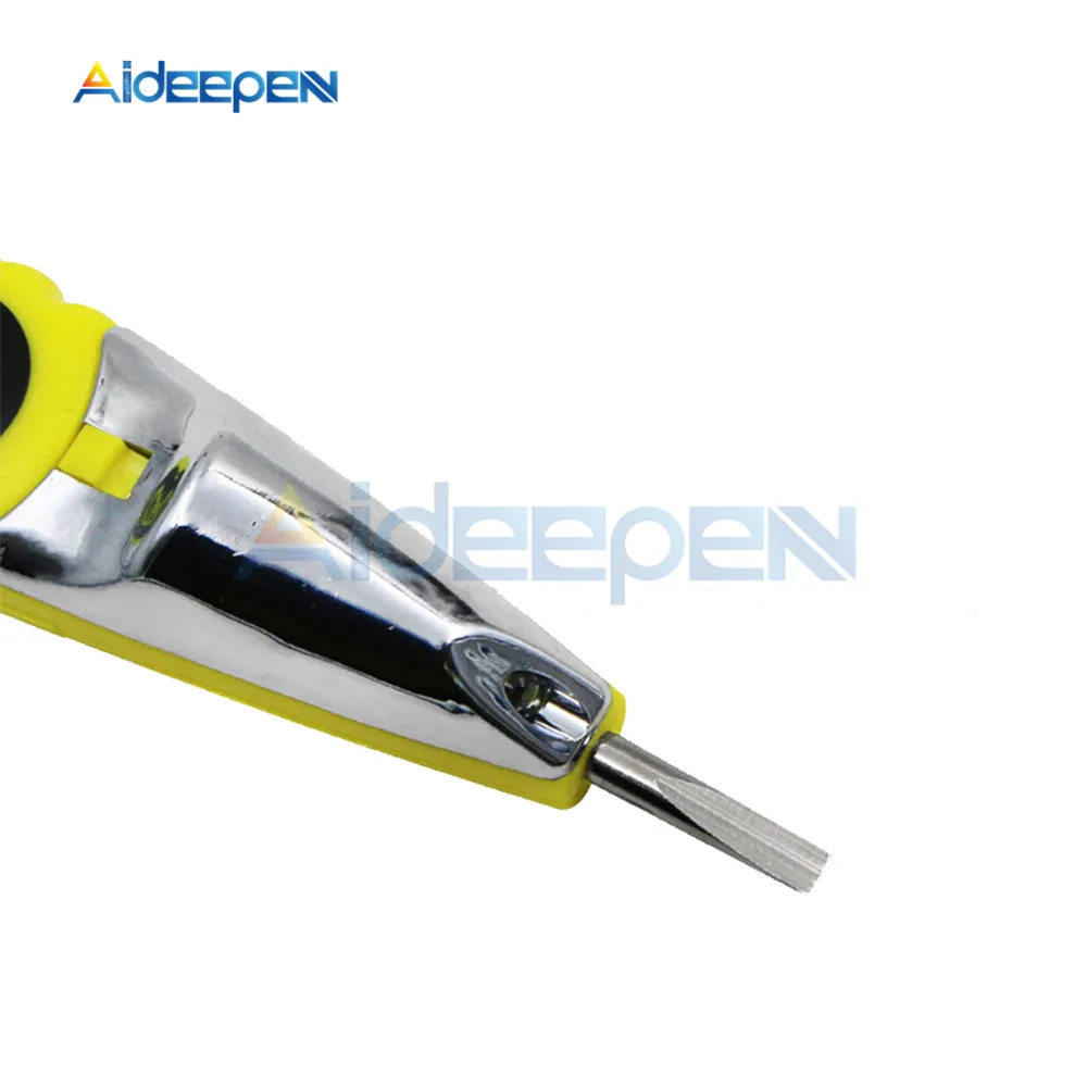 AC DC 12-250V Многофункциональный цифровой индукционный тест-карандаш Отвертка Электрический тест er с светодиодный светильник детектор напряжения тестовая ручка