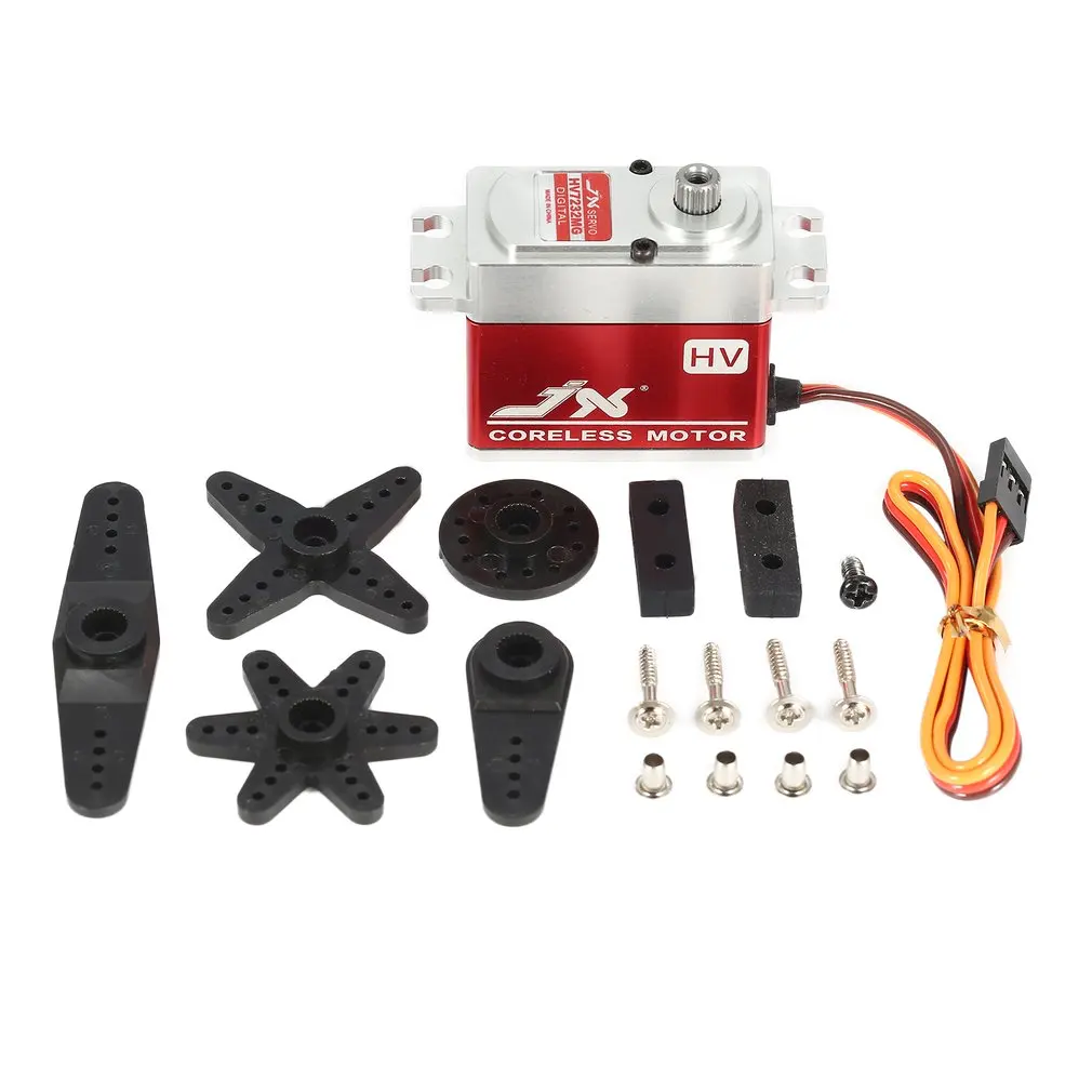 JX Servo PDI-HV7232MG 30 кг большой крутящий момент 180 градусов при высоких Напряжение цифровой сервопривод для RC вертолет Запчасти