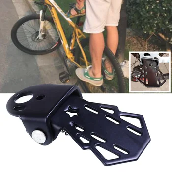 

1 Pair Mountain Bikes Multifunctional Accessories Rear Back Seat Peg Folding Safety Foot Rest Manganese Steel Plates Board