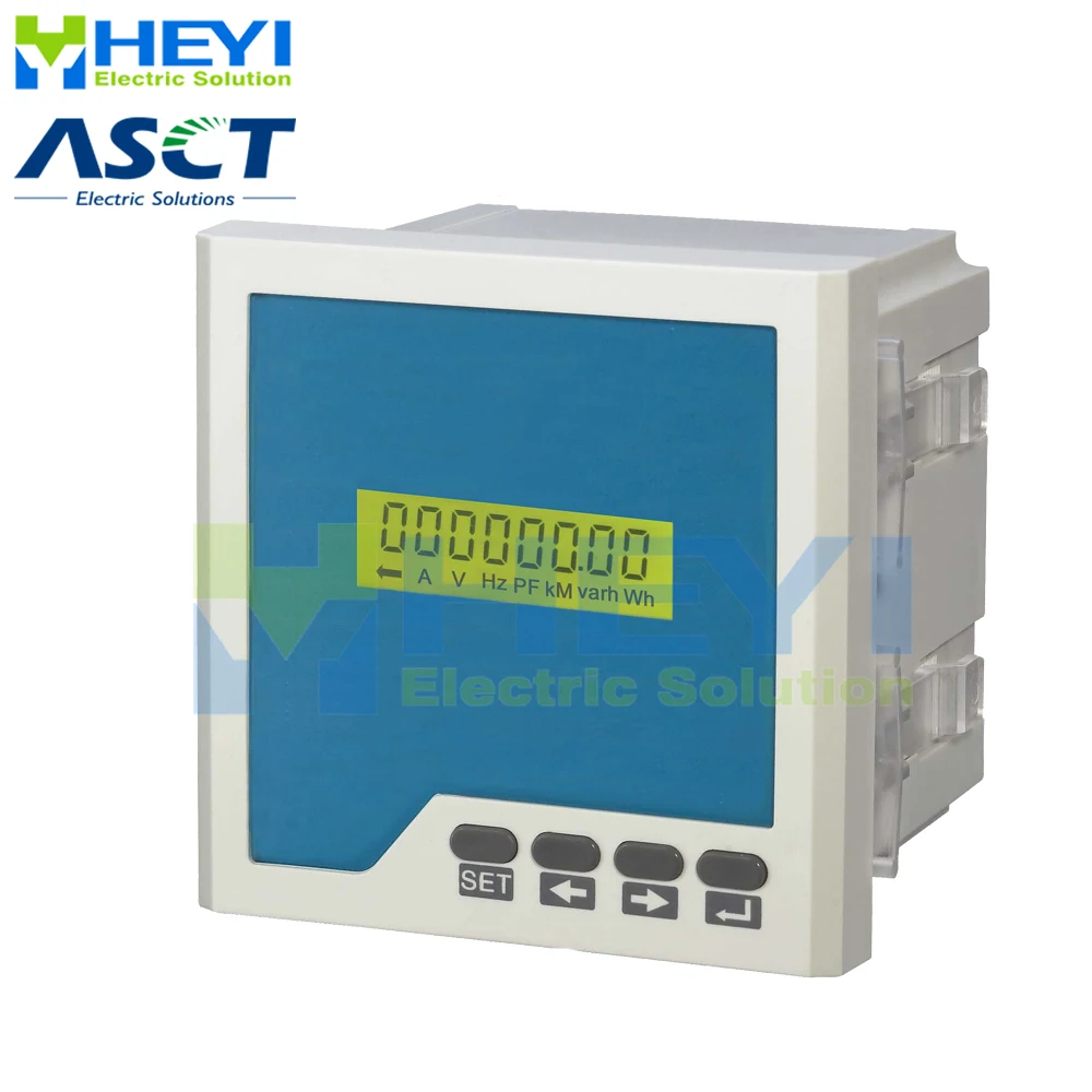 Однофазные многофункциональные ЖК-измерительные приборы 2 переключателя