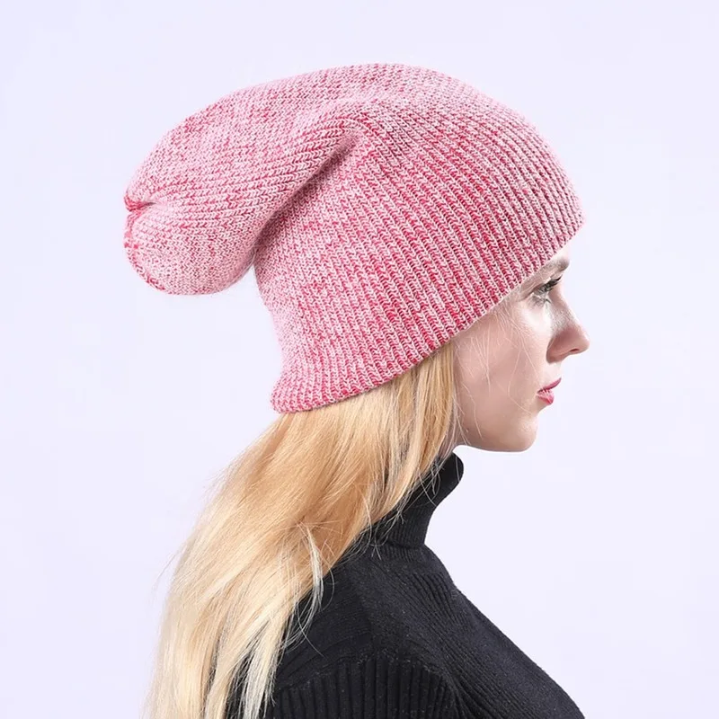 

Gorros mujer invierno Winter hats for women Fashion Casual Warmth Caps Angora rabbit hair Knitted Beanie Lady small Bucket Hat
