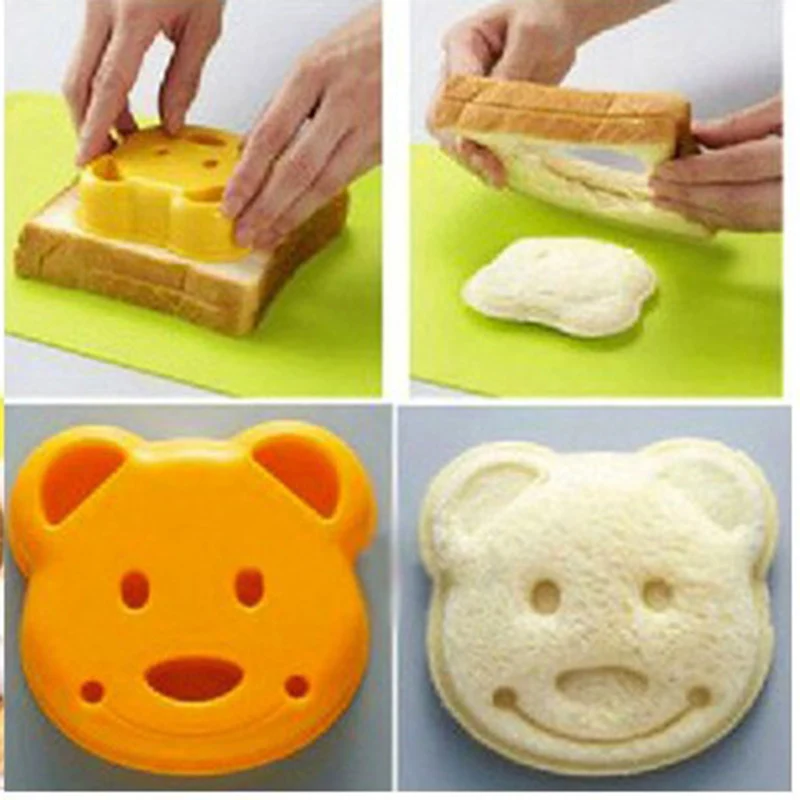 Силиконовые формы для выпечки хлеба форма медведя сэндвич-формы