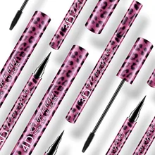 Leopard набор подводки для глаз Водонепроницаемый грязезащитный простой в использовании Быстросохнущий жидкий комплект подводки для глаз