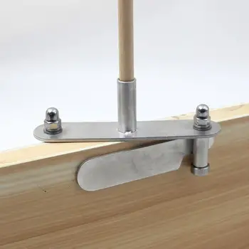 

Carpenter Woodworking Scriber Sliding Ruler Mark Line Durable Stainless Steel Scribing Device Wooden Gauge Measuring Tools