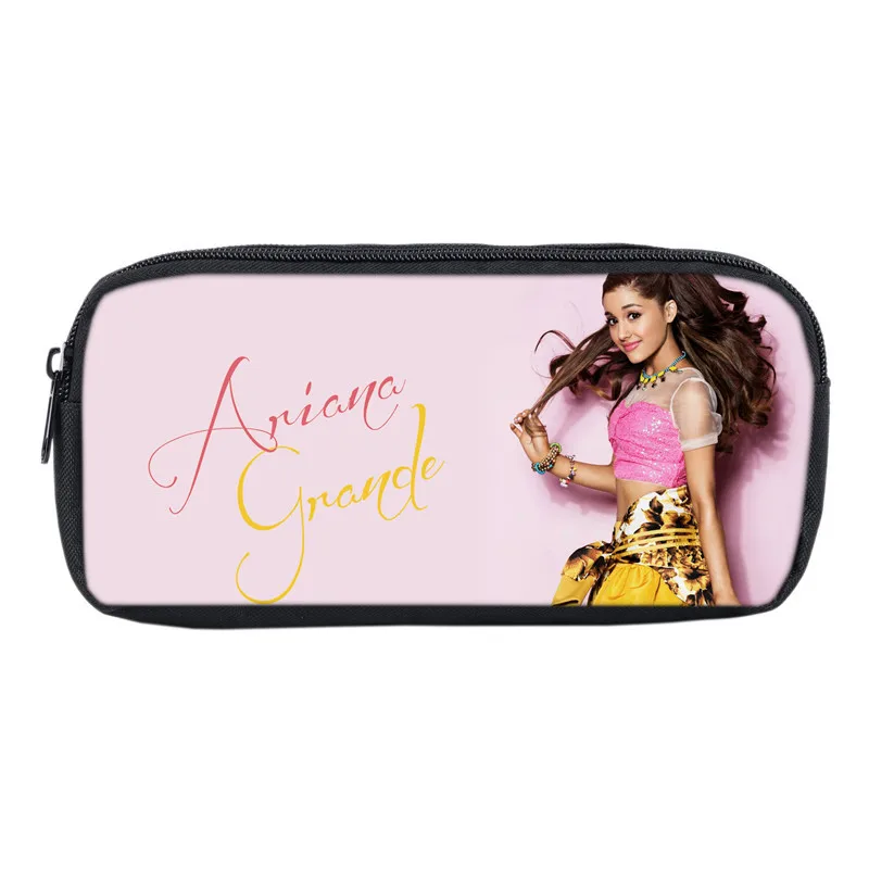 Чехол для карандашей Mochila Ariana Grande, школьные принадлежности для детей, канцелярские принадлежности, чехол для хранения с 3D принтом, косметический Чехол, косметичка, сумки - Цвет: 18