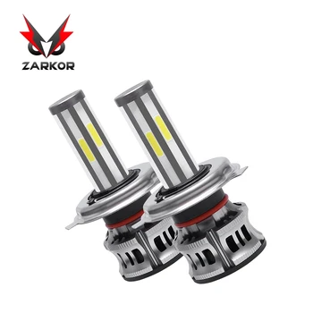 

Zarkor 3 Colors Mini Size Super LED H4 Car Headlight Fog lamp 3000k 6000k 8000k Auto Hi Low Beam Running Lights 12V