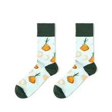 Funny Personality Fashion with Star Cartoon Animals Tiger Hedgehog Cotton Ladies Custom Crew Socks