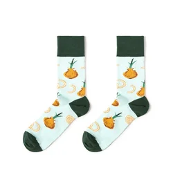 Funny Personality Fashion with Star Cartoon Animals Tiger Hedgehog Cotton Ladies Custom Crew Socks