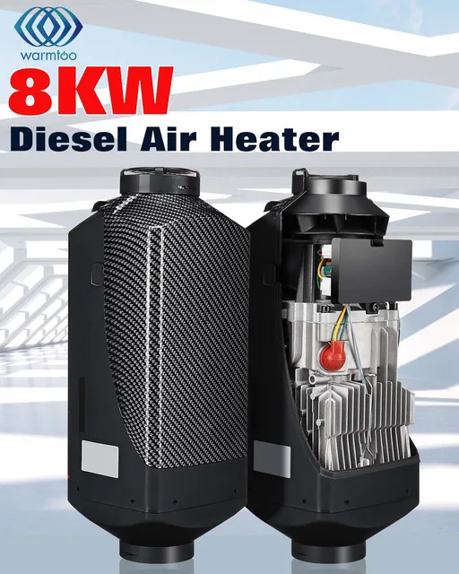 RISCALDATORE DIESEL 8KW 12V Diesel Air Heater All In One Riscaldamento Aria  Auto EUR 355,94 - PicClick IT