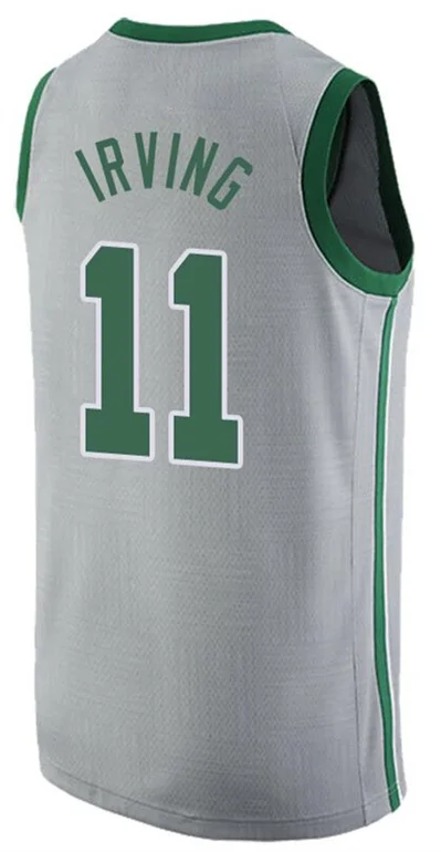 11 Kyrie Irvingly 0 Jayson Tatum JERSEY 20 Gordon hayard 7 Jaylen коричневые баскетбольные майки города - Цвет: 2018 THE CITY