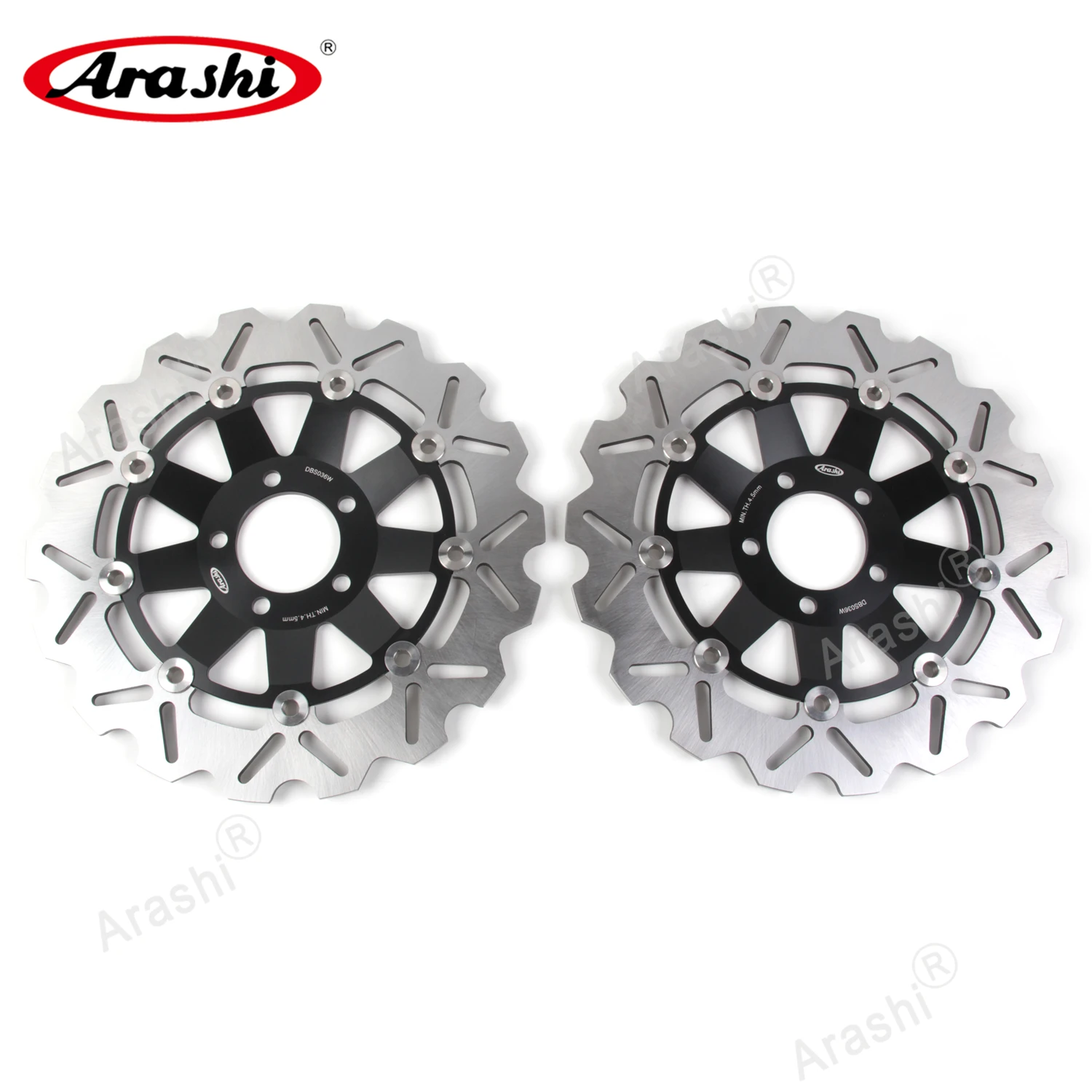 Араши 1 пара ниндзя ZX6R 1995 2001 CNC передние тормозные диски для KAWASAKI ZX 6R 600 1996 1997 1998 1999