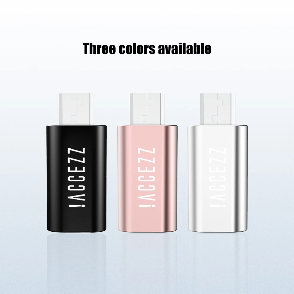 ! Адаптер ACCEZZ Type C на Micro USB Для Huawei Samsung LG Xiaomi Redmi 4X Note 5|Переходники и адаптеры| |