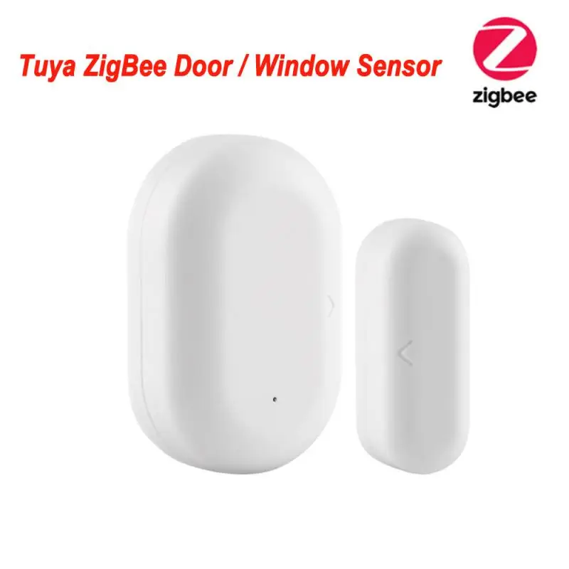 ZigBee-Sensor de puerta inteligente para el hogar, detector de apertura/cerrado de puerta, aplicación Smartlife, Sensor de ventana