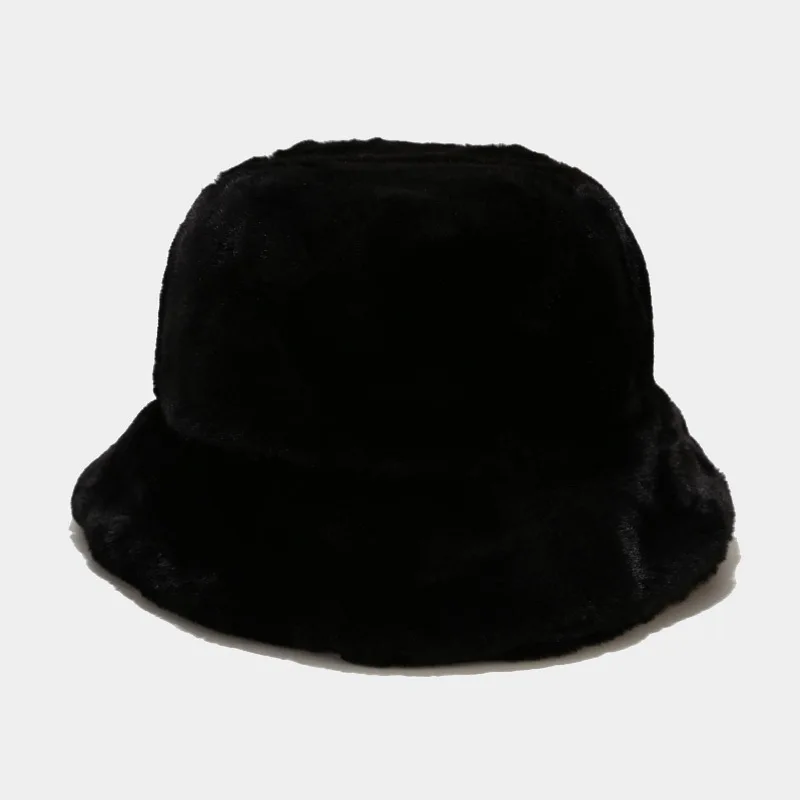 Sombrero De Cubo Unisex De Invierno Cálido Y Borroso De Felp Sombrero De Cubo Unisex De Invierno Cálido Y Borroso De Felp