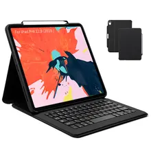 WOWCASE Беспроводная клавиатура-чехол на iPad 9,7/11/12,9 несколько Фолио Подставка на iPad пенал держатель Зарядка на ipad чехол чехол на айпад 11" 12.9" Держатель для яблочного карандаша