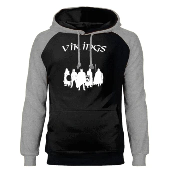 

Odin Vikings Hoodies Men Sweatshirts Lothbrok Lagertha Raglan Hooded Winter Autumn Valhalla Sweatshirt Sons VikingStreetwear
