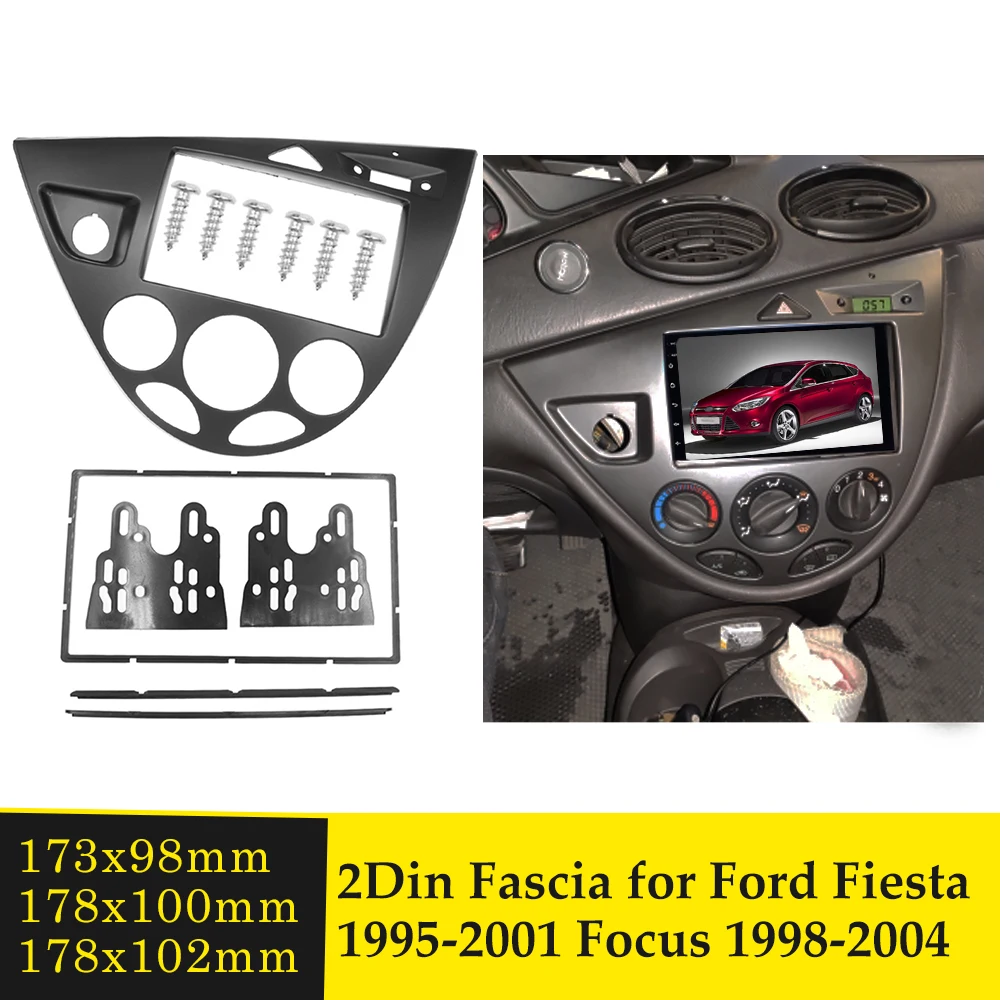 Double Din Car Radio Fascia For Ford 