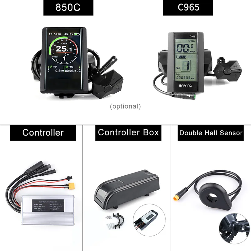 Flash Deal Ebike Rear Wheel Hub Motor 10Ah Battery Kits DC Cassette Flywheel Bafang 36V 350W Hub Motor Electric Bicycle E-bike Kits Parts 10