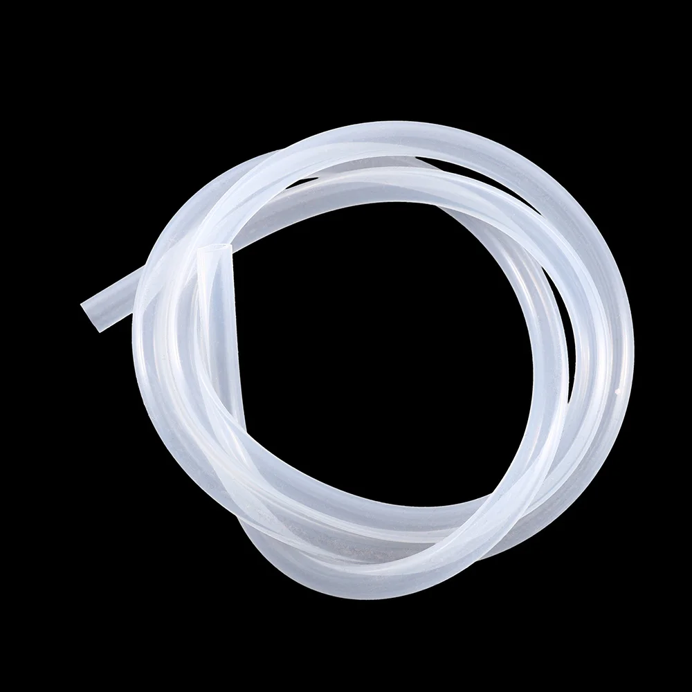 High Quality 1 Meter Flexible Food Grade Transparent Silicone Rubber Hose 2 3 4 5 6 7 8 10mm Out Diameter Silicone Tube For Home