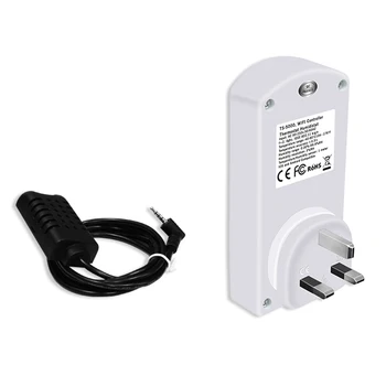 

Switch Outlet Humidity Temperature Controller Manual Wifi Wireless Smart Multifunction Thermostat Module Timer Socket Electric