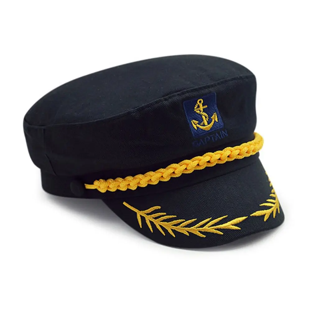 NEW Yacht Captain Skipper Sailor Boat Cotton Hat Cap Costume 