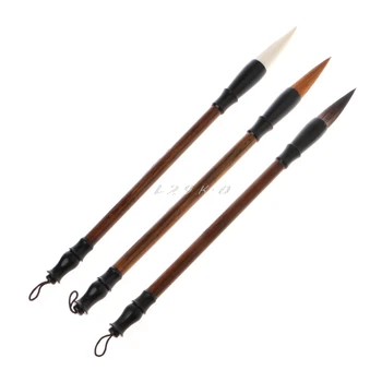 

Large Chinese Calligraphy Brush Wool Wolf Bear Hair Flexible Drawing Kanji