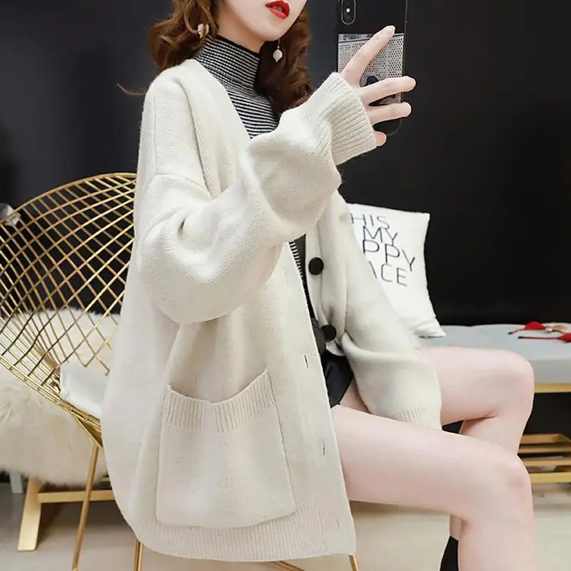 

Knitted Cardigan Women's Early Autumn 2020 New Sweater Coat