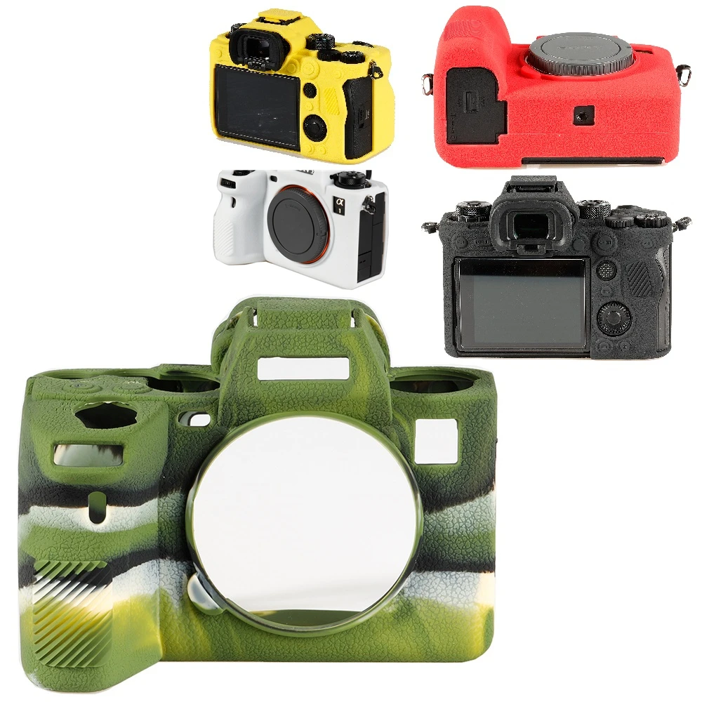 Borracha Silicone Câmera Case Capa Macia Protetor para Sony Alpha1 Ilce1 a1