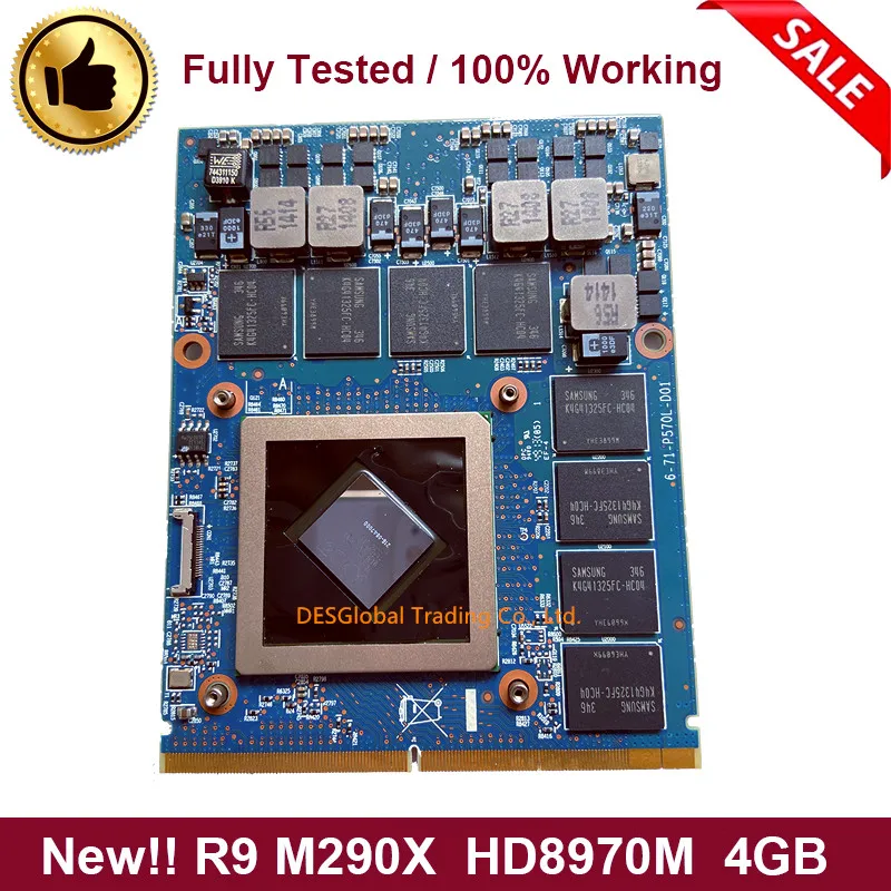  Brand New R9 M290X HD8970M HD 8970M VGA Video Graphics Card For Clevo X611 X7200 X8100 P150SM P170S