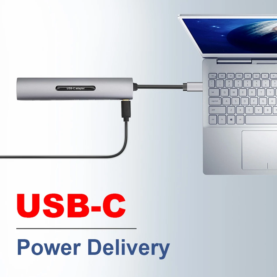 Type C к HDMI концентратор адаптер 4K USB C 3,1 к VGA 60 hz преобразователь для Macbook huawei p20 с USB C зарядка PD SD слот адаптер