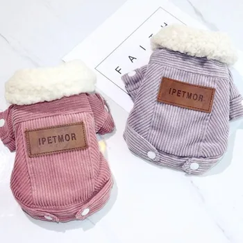 

Coat Dog Clothes Super Dogs Clothing Small Pet Outfits Autumn Winter Fashion Suit Warm Yorkies Print Pink Boy Ropa Para Perro