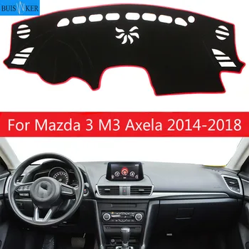 

Car Dashboard Cover Mat Pad Dash Sun Shade Instrument Protector Carpet Accessories For Mazda 3 M3 Axela 2014 2015 2016 2017 2018