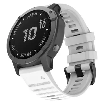 

22mm Watch Strap Silicone Wrist Band for Gar-min Fenix6/5/5Plus/Forerunner 935 MOLB
