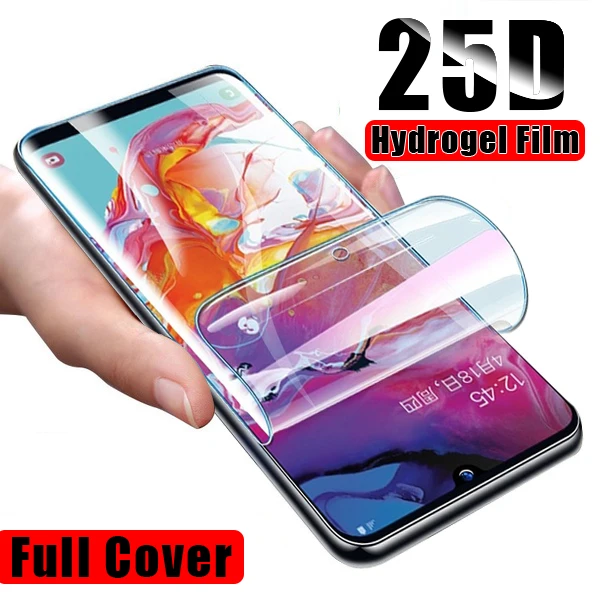 Гидрогелевая пленка для Samsung Galaxy S9 S10 Plus Защитная экрана A6 A7 A8 A9 2018 S10E Lite мягкая |