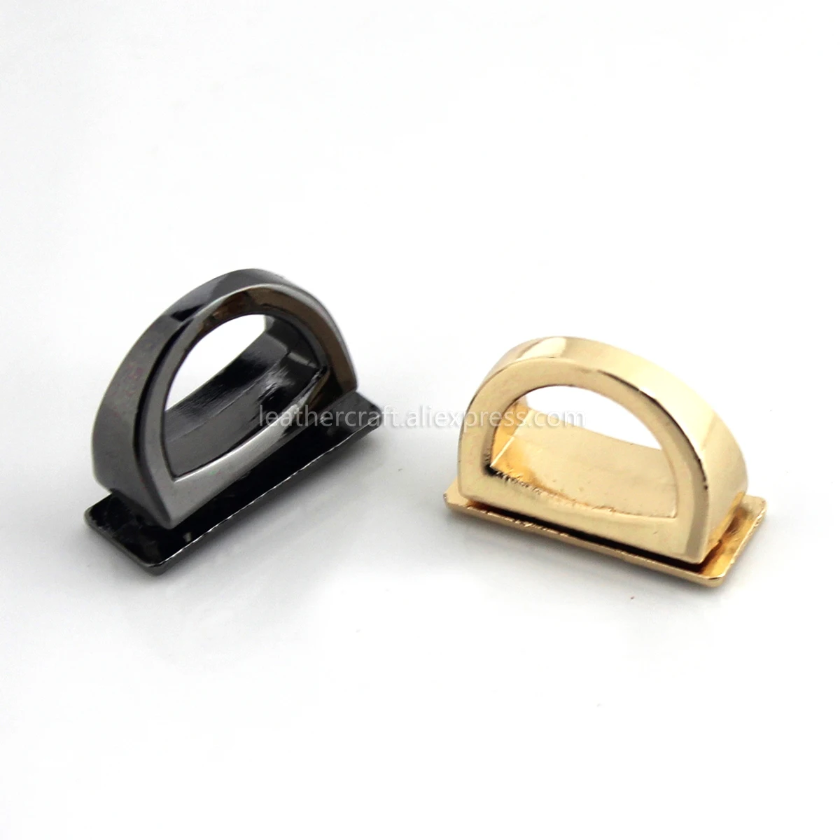 Description Picture 6 of item1pcs Bag Side Anchor hanger Clamps Hooks With Screws for Leather Craft Bag Strap Belt Handle Shoulder Webbing