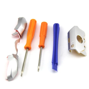 

Replacement LBRB Buttons +Silver Bumpers Trigger Middle Pad +T8 T6 Screwdriver Repair Parts Tool for X-BOX ONE Elite Controller