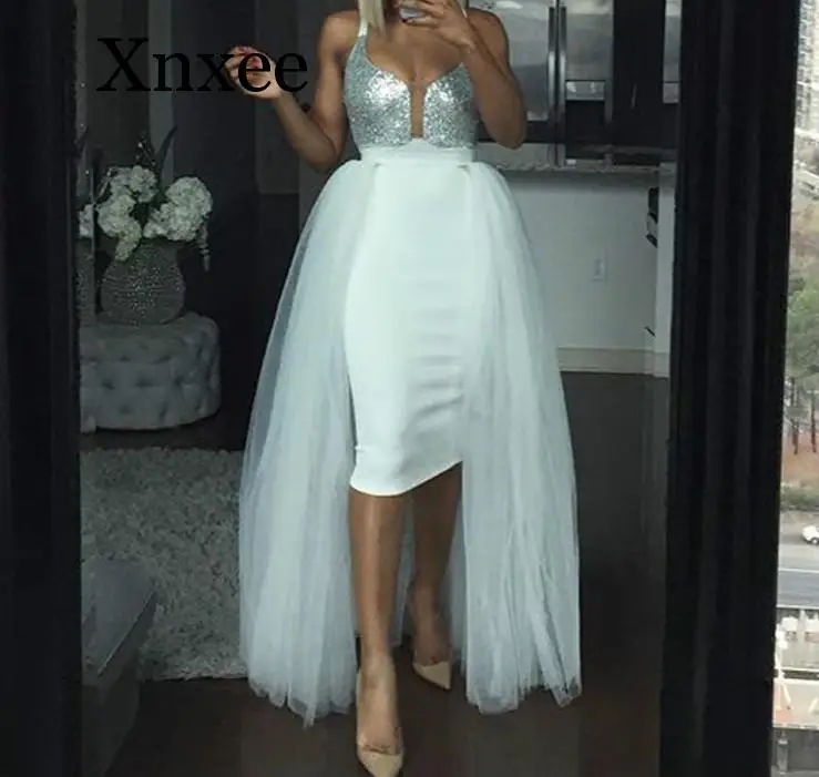 

Women Summer White Black Tulle Overskirt Maxi Tutu Tulle Skirt Mesh Jupes All Match Elastic Waist Detachable Saia 2020