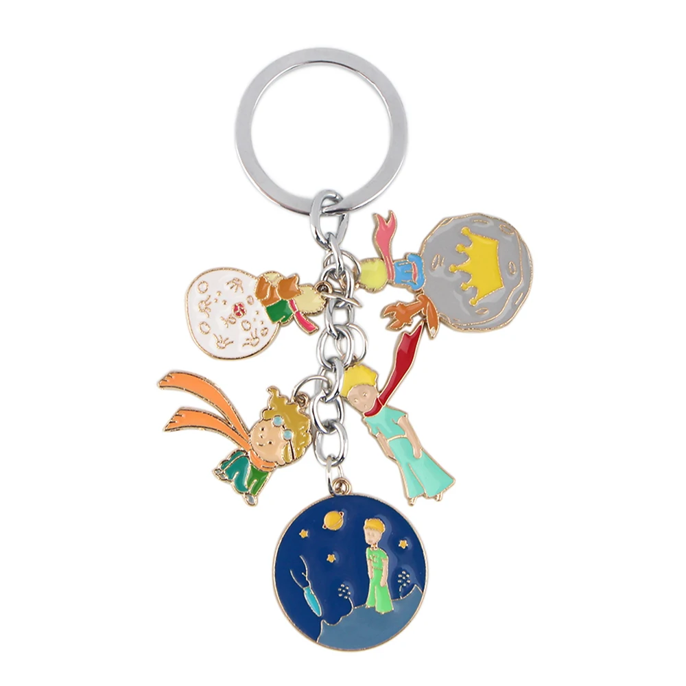 DZ1473 Cartoon Anime Cute Pendant Keychains Key Chain Keys Ring Holder Creativity Enamel Charm Jewelry Kids Gifts | Украшения и
