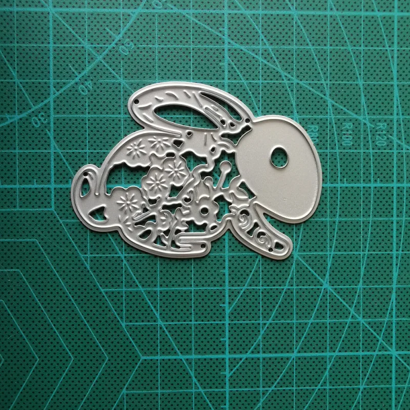 Новинка 2020 бумажные открытки трафарет с пасхальным прыжком и кроликом для резки