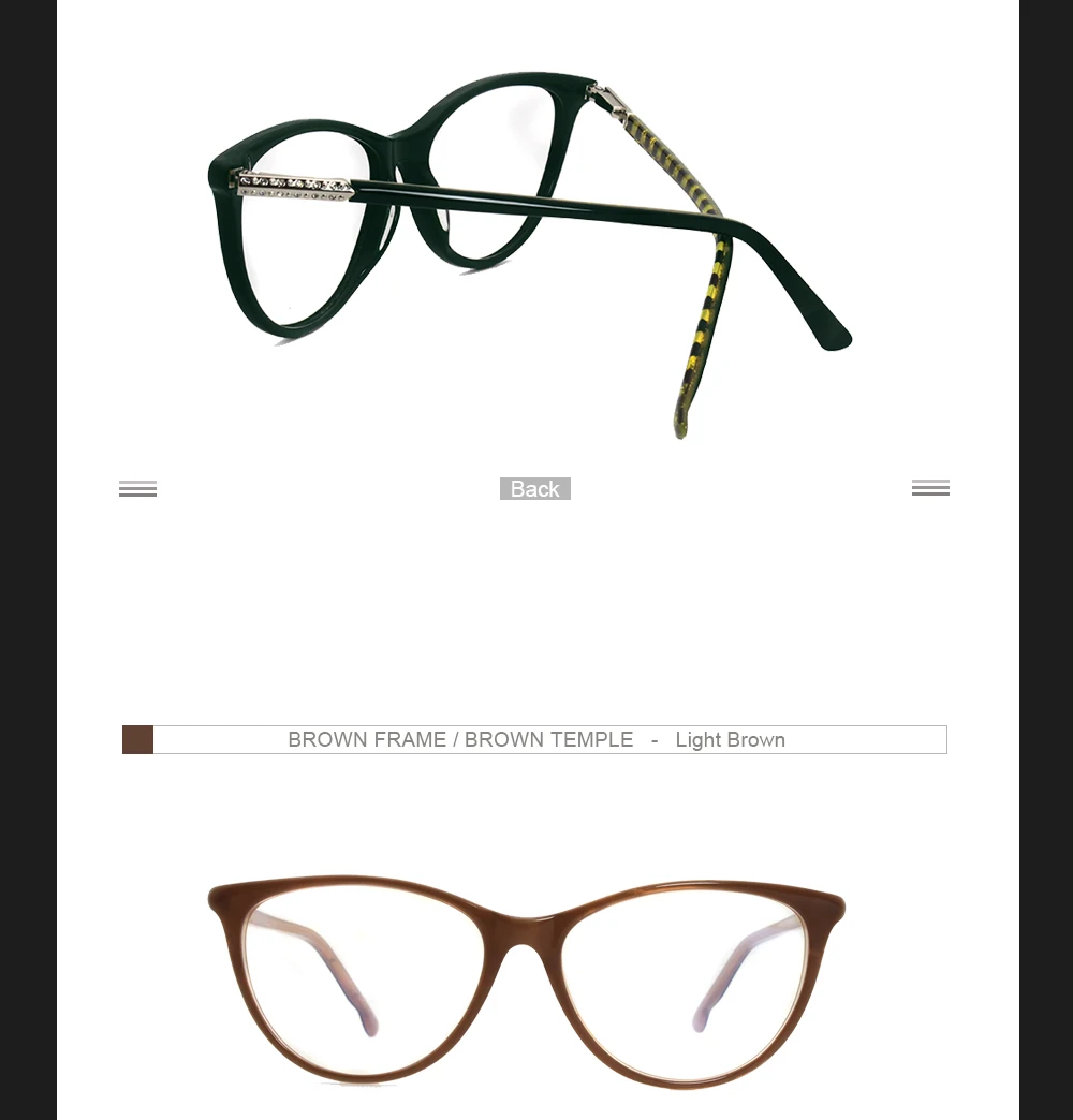 Ручная работа ацетатная оправа для очков модная дамская Ретро кошачий глаз дизайнерская оправа для очков оптические очки G172